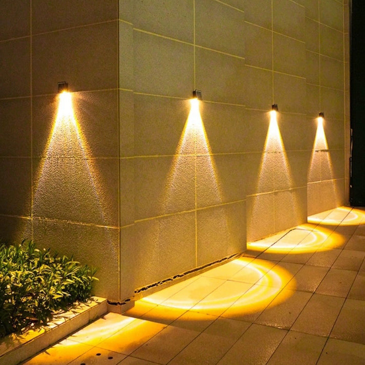 Rectangular ABS Patio Outdoor Light