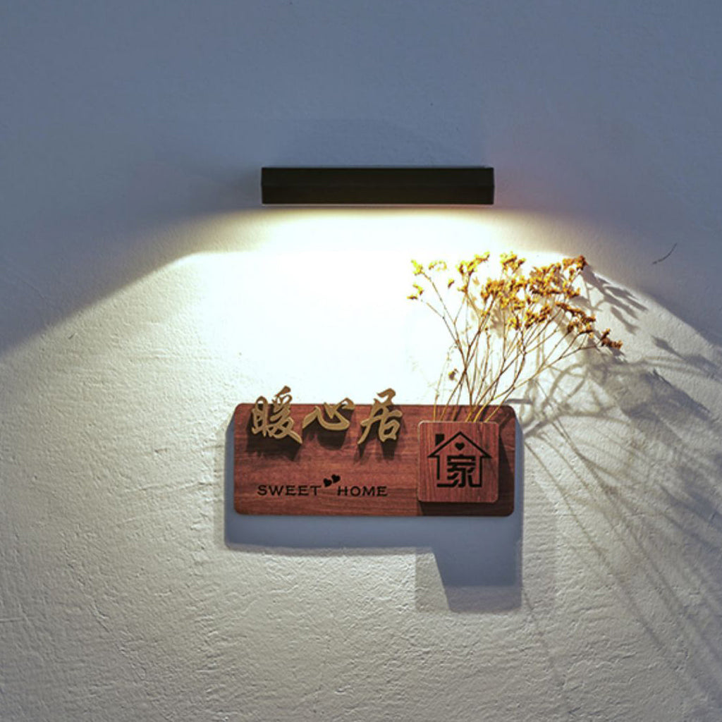 Rectangular Fan-Shaped Shadow ABS Outdoor Light