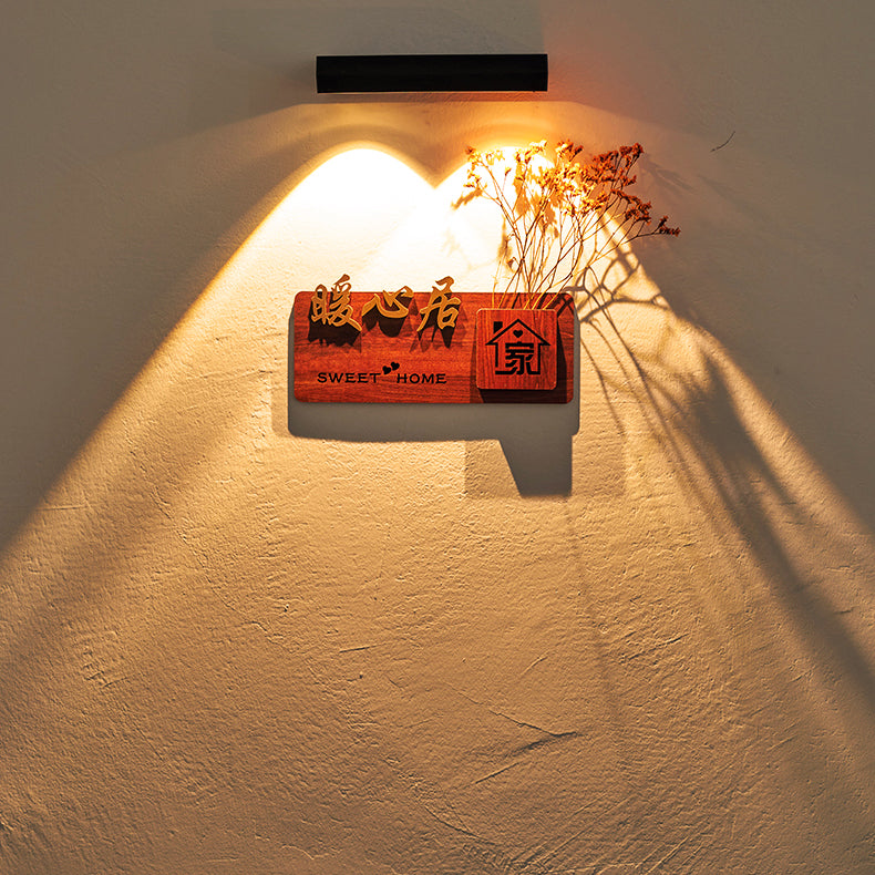 Rectangular Fan-Shaped Shadow ABS Outdoor Light