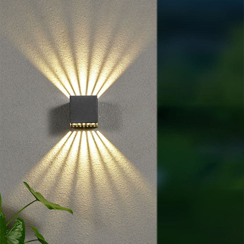 Aluminum Square Cube Beam Outdoor Light