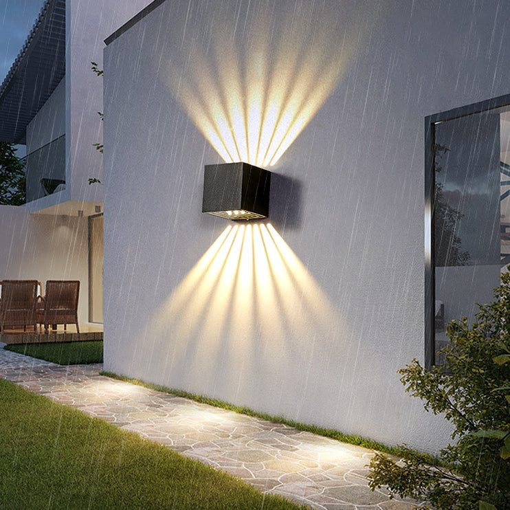 Aluminum Square Cube Beam Outdoor Light