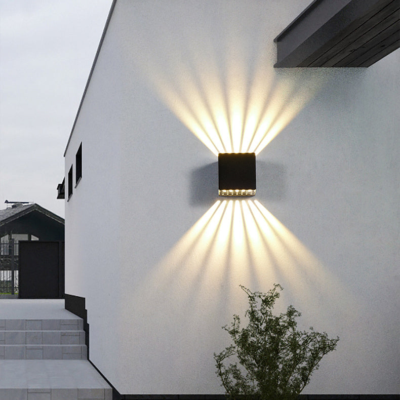 Aluminum Square Cube Beam Outdoor Light