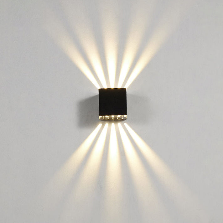 Aluminum Square Cube Beam Outdoor Light