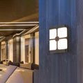 Aluminum Acrylic Rectangular Geometrical Outdoor Light