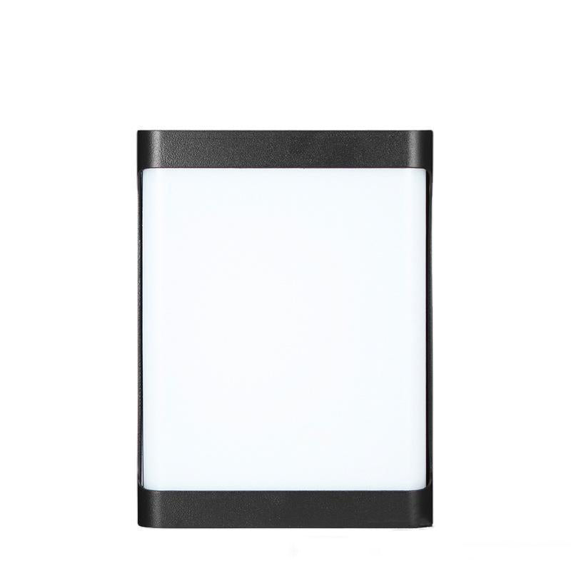 Aluminum Acrylic Rectangular Geometrical Outdoor Light