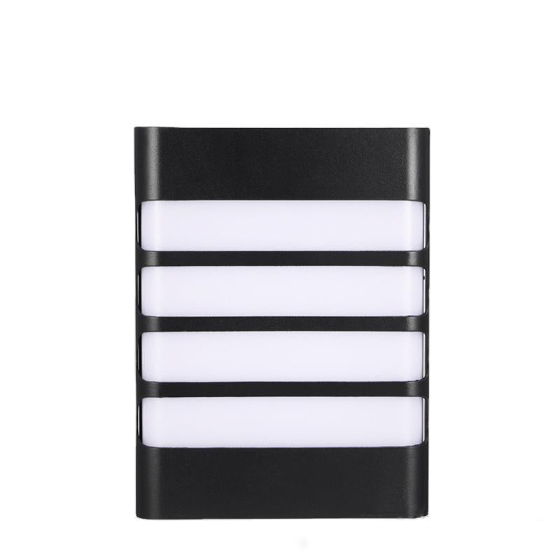 Aluminum Acrylic Rectangular Geometrical Outdoor Light