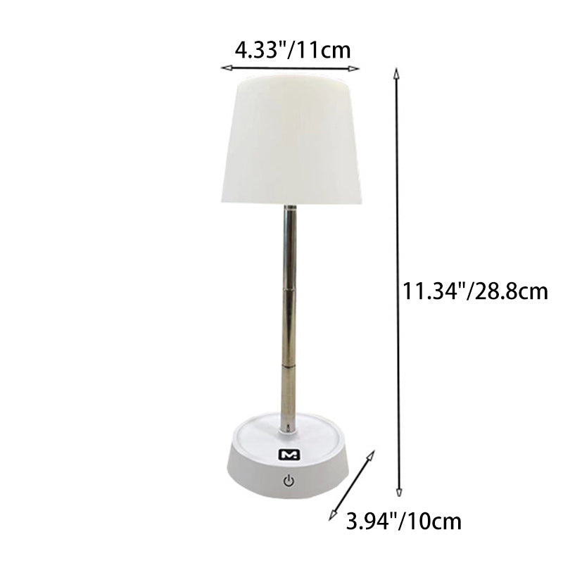 Rechargeable Stretchable Stainless Steel Table Lamp