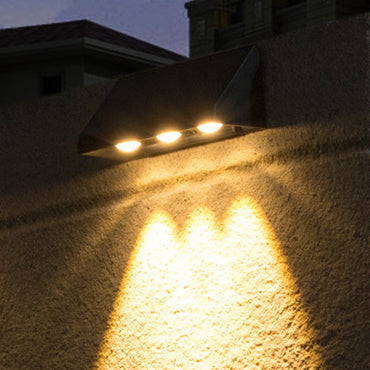 ABS PMMA Rectangular Patio Outdoor Light