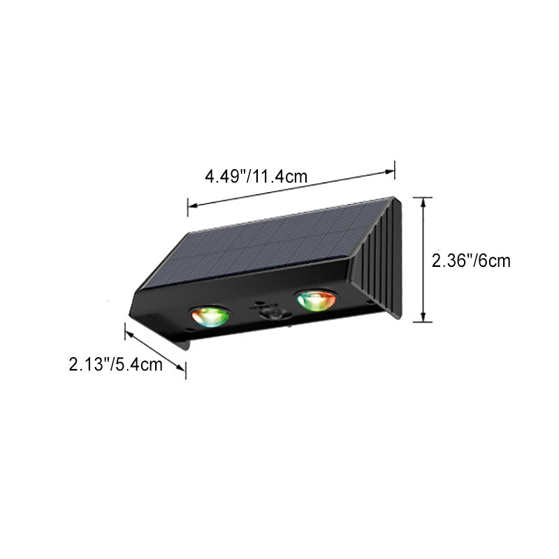 ABS PMMA Rectangular Patio Outdoor Light
