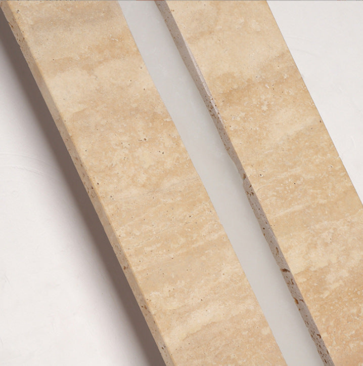 Travertine Acrylic Rectangular Strip Outdoor Light