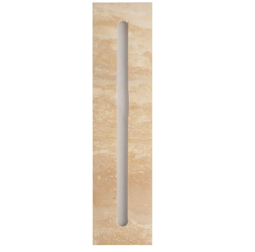 Travertine Acrylic Rectangular Strip Outdoor Light
