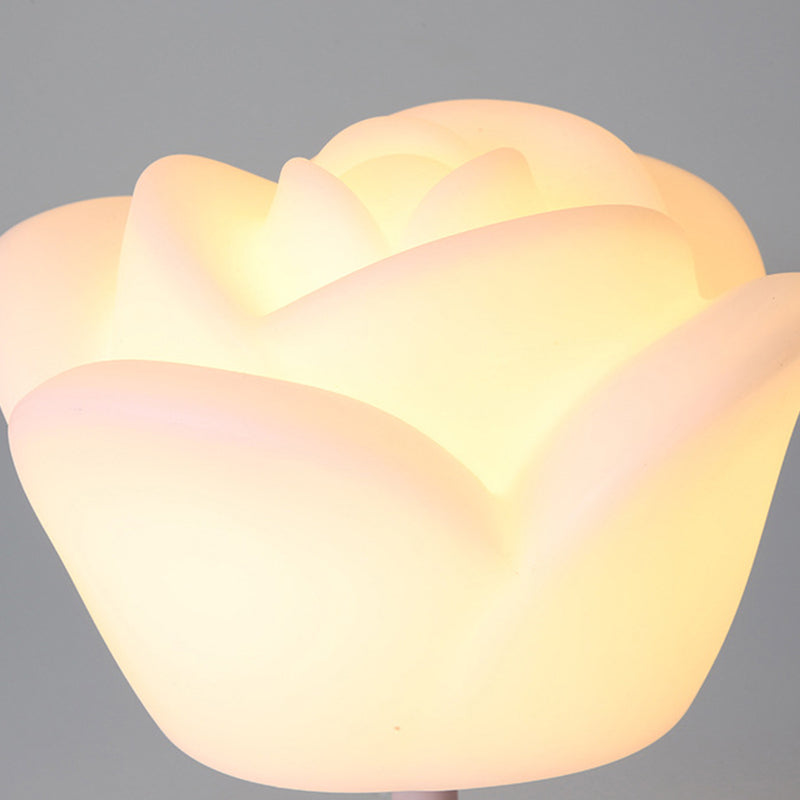 Rechargeable PE Rose Table Outdoor Light