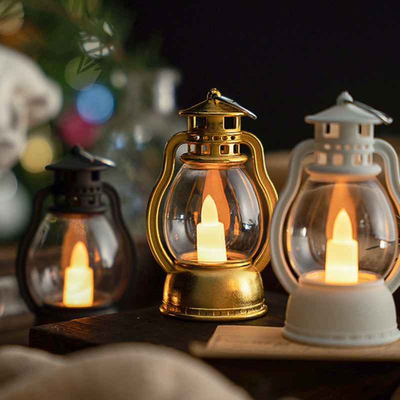 Battery PP Candle Horse Table Lamp