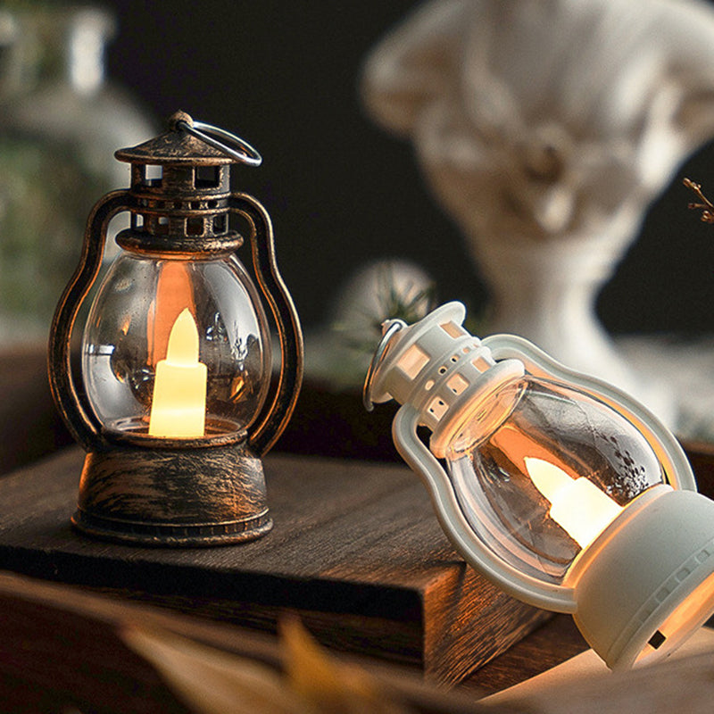 Battery PP Candle Horse Table Lamp