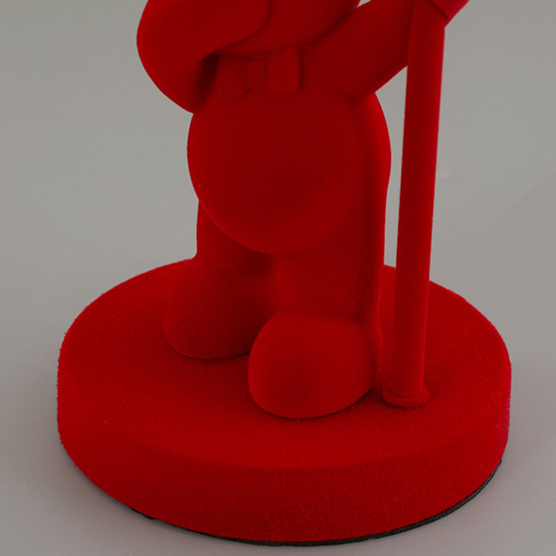 Rechargeable Acrylic Flock Bear Table Lamp