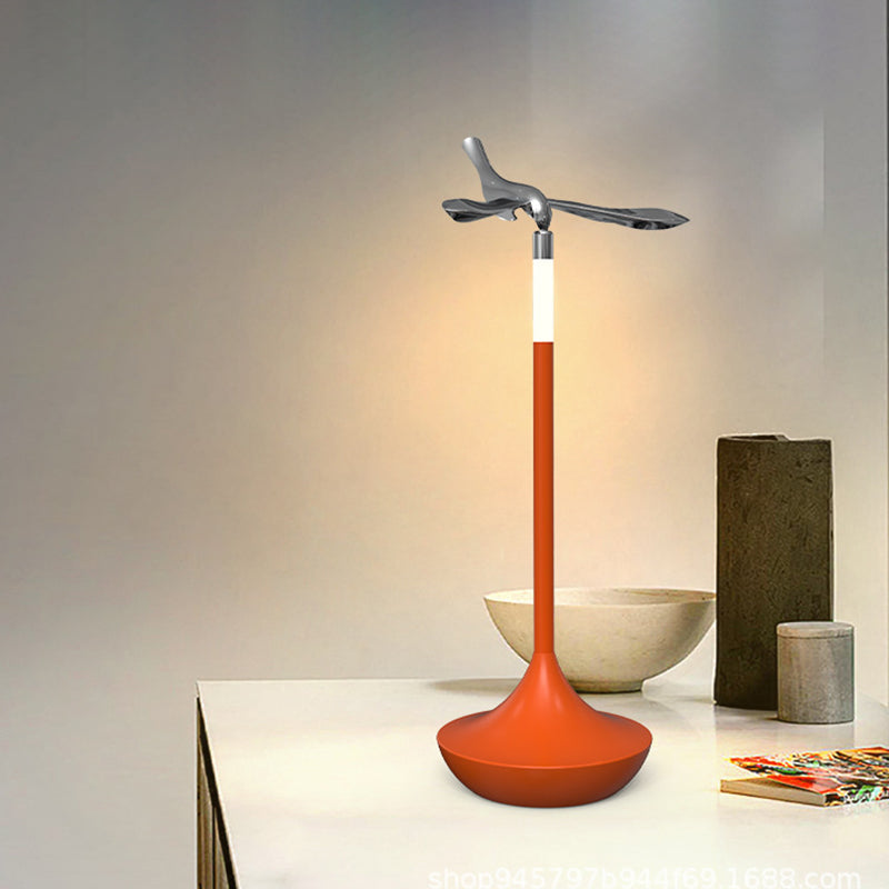 Rechargeable Aluminum Acrylic Flying Table Lamp