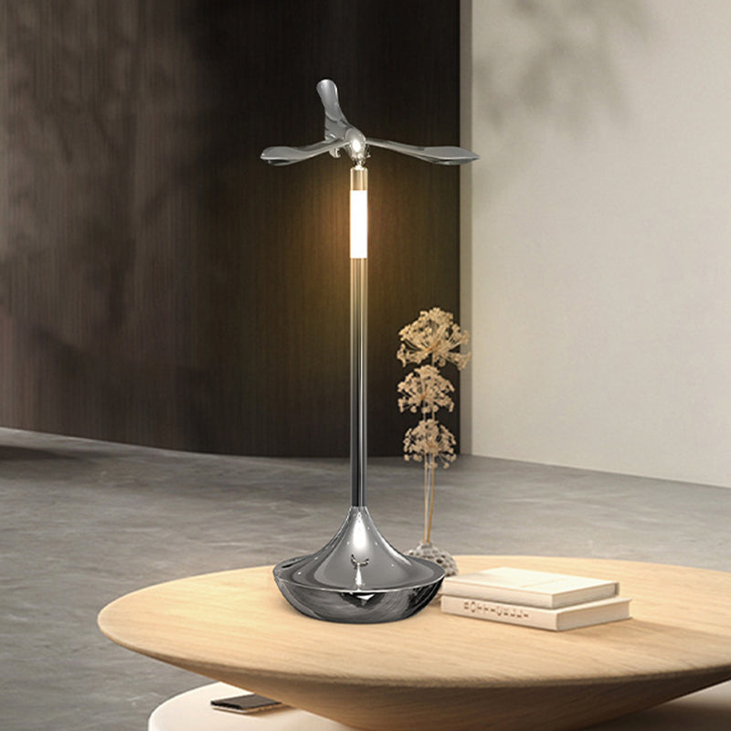 Rechargeable Aluminum Acrylic Flying Table Lamp