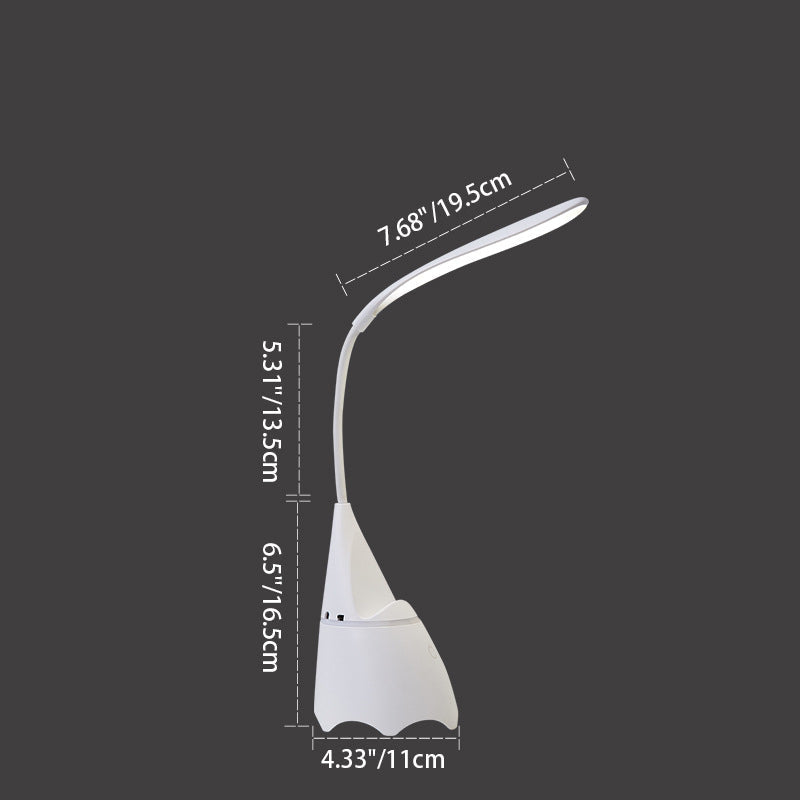 Rechargeable ABS Silica Hose Table Lamp