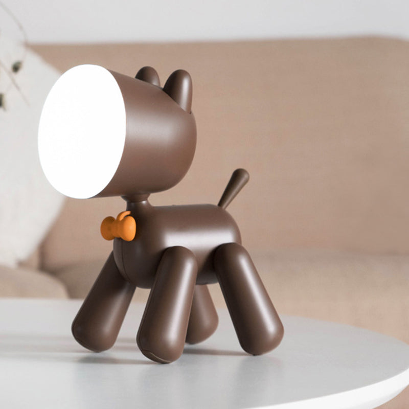 Rechargeable ABS PC Puppy Table Lamp