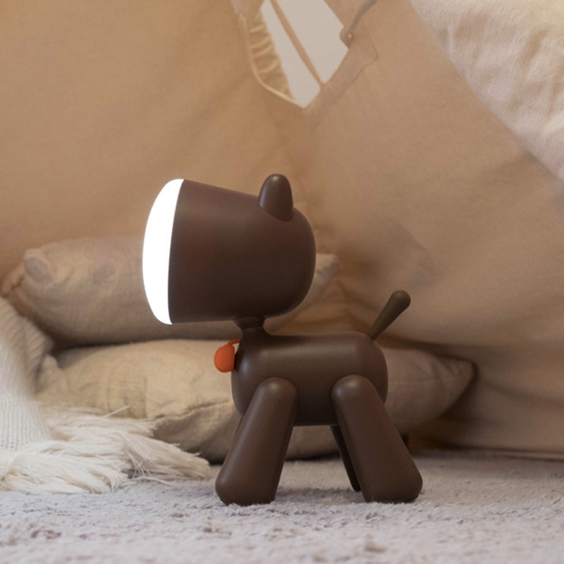 Rechargeable ABS PC Puppy Table Lamp
