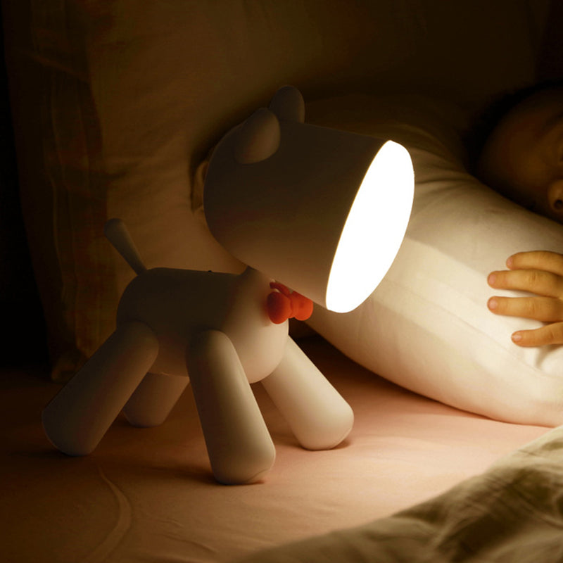 Rechargeable ABS PC Puppy Table Lamp