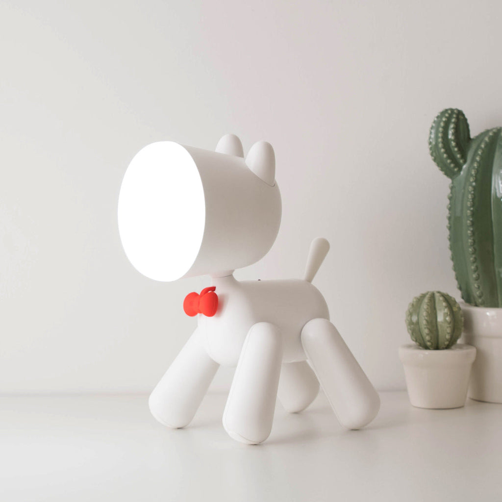 Rechargeable ABS PC Puppy Table Lamp