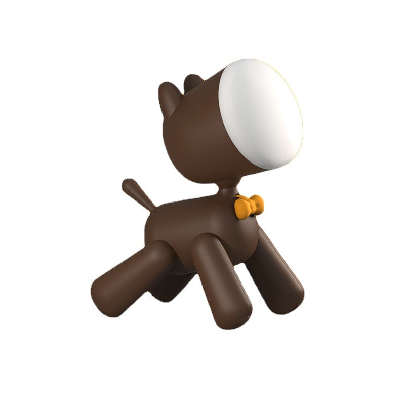 Rechargeable ABS PC Puppy Table Lamp
