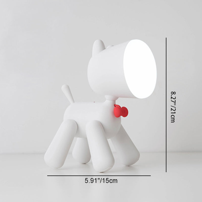 Rechargeable ABS PC Puppy Table Lamp