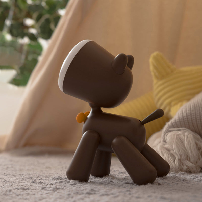Rechargeable ABS PC Puppy Table Lamp