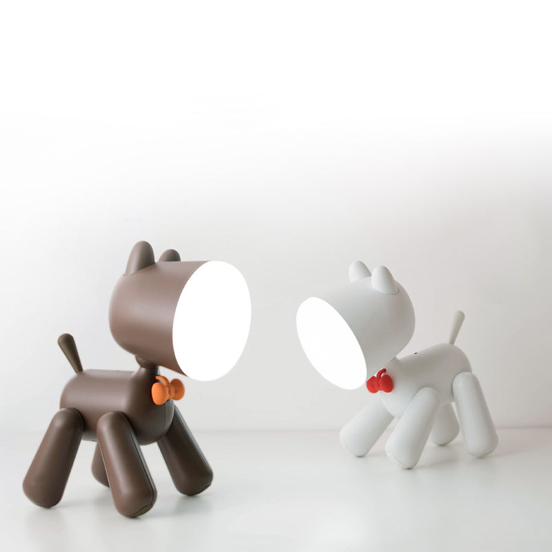Rechargeable ABS PC Puppy Table Lamp