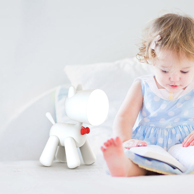 Rechargeable ABS PC Puppy Table Lamp