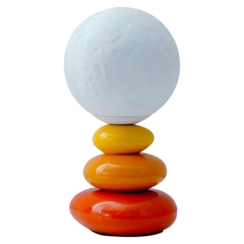 Ceramic PLA Ball Moon Table Lamp
