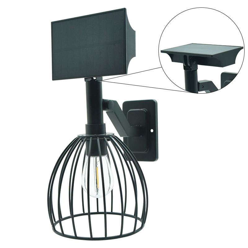 Hardware ABS Round Cage Outdoor Light
