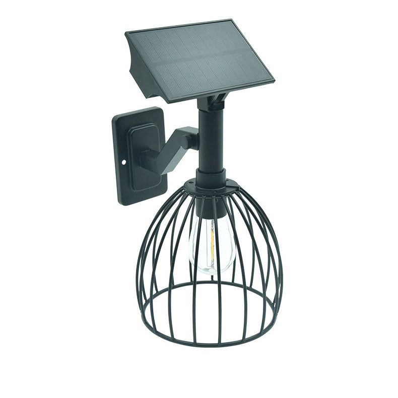 Hardware ABS Round Cage Outdoor Light