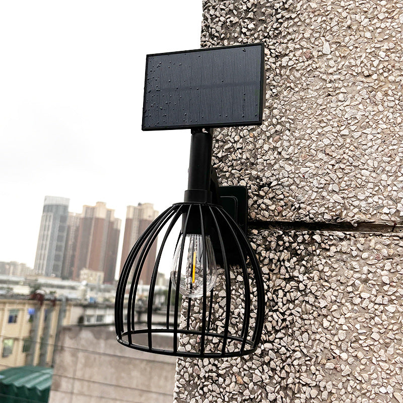Hardware ABS Round Cage Outdoor Light