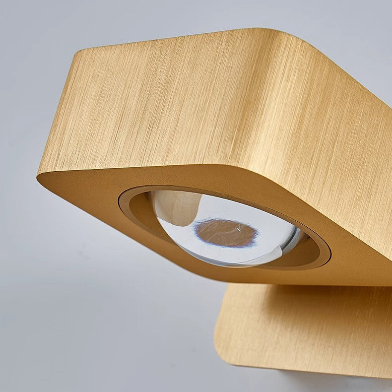 Aluminum Square Rotatable Bedside Wall Lamp