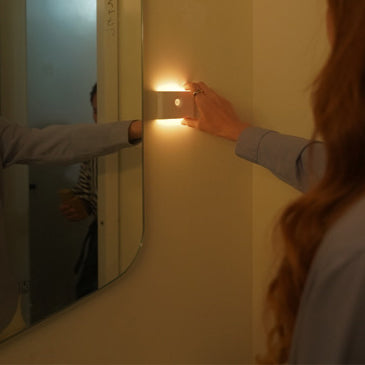 Rechargeable ABS Rectangular Human Wall Lamp