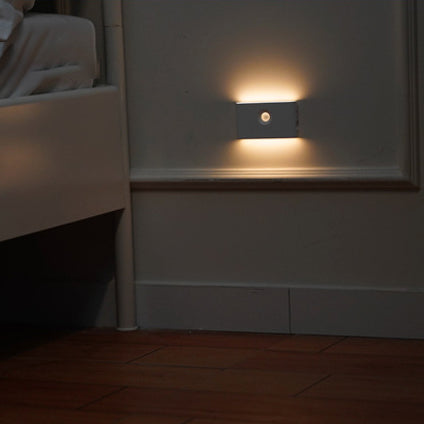 Rechargeable ABS Rectangular Human Wall Lamp
