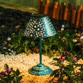 Farmhouse Rechargeable Conic Flower Outdoor Light