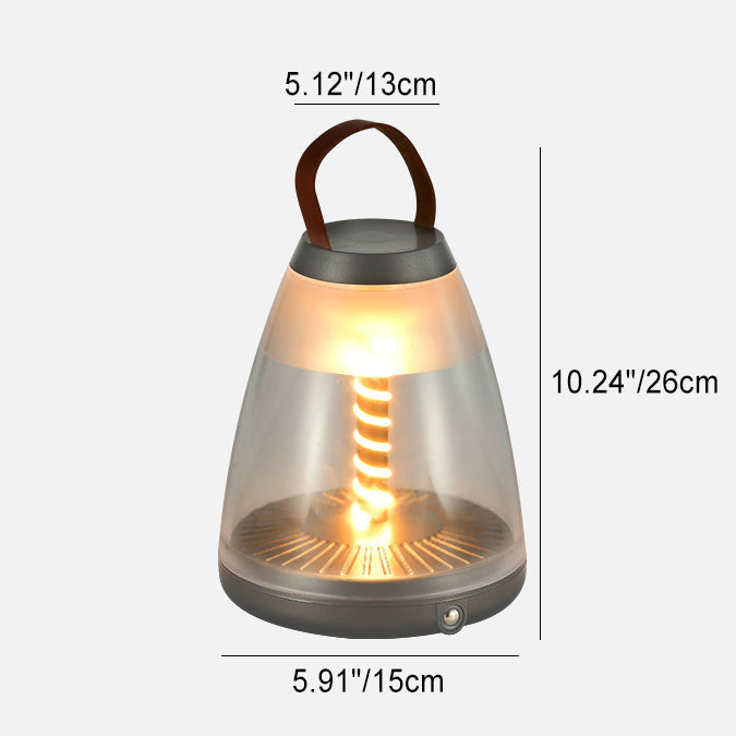 Rechargeable ABS Acrylic Portable Table Lamp