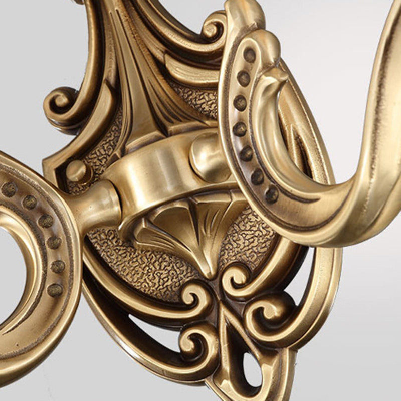 Copper Glass Hardware Bell Wall Lamp