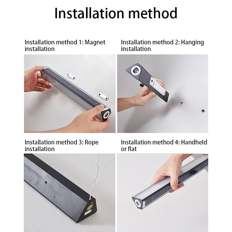 Rechargeable ABS Strip Magnetic Outdoor Light