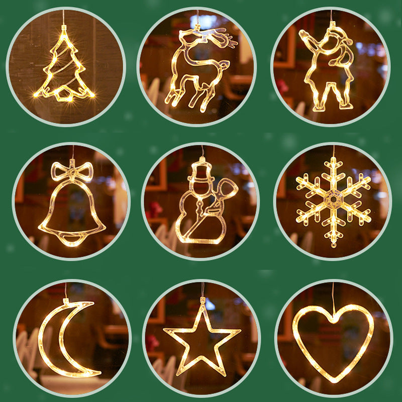 Battery Christmas Decoration Wall Light