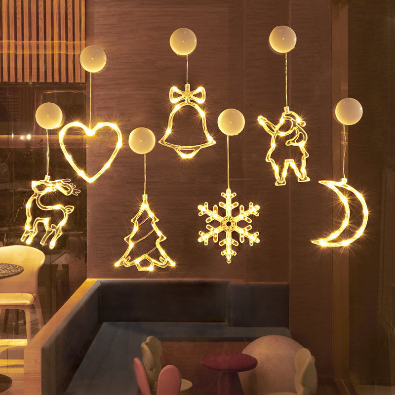 Battery Christmas Decoration Wall Light