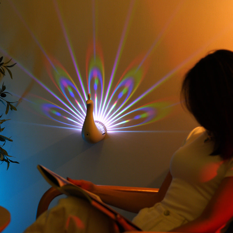 Rechargeable ABS Silica Iron Wall Lamp
