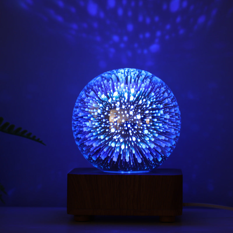 ABS Glass Ball Firework Table Lamp