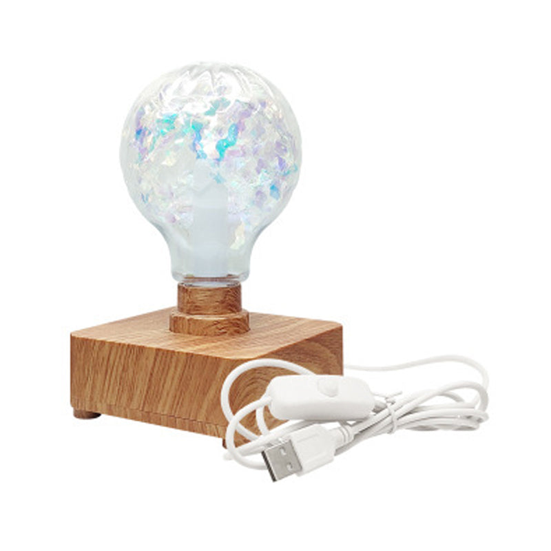 Rechargeable ABS PET Rose Table Lamp