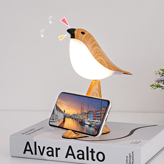 Rechargeable ABS PC Bird Table Lamp