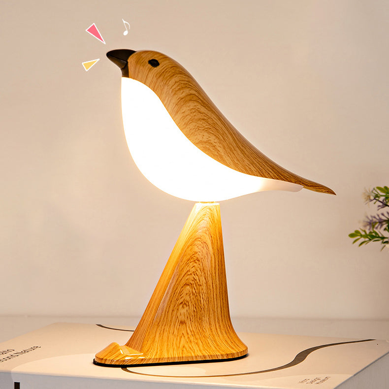 Rechargeable ABS PC Bird Table Lamp