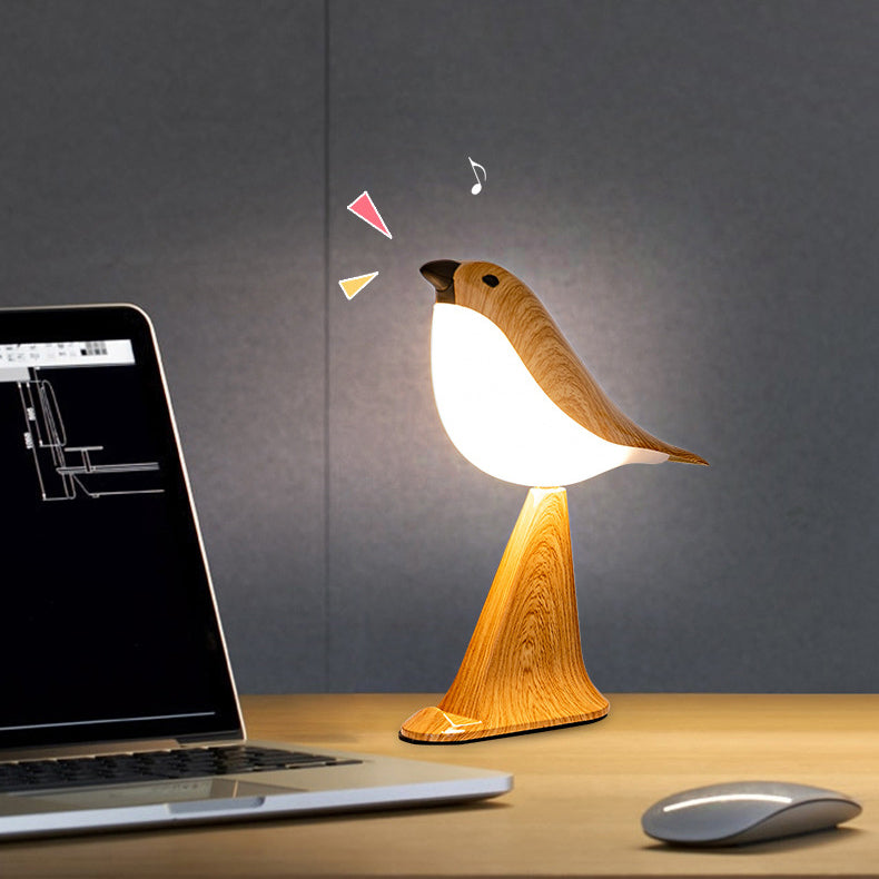 Rechargeable ABS PC Bird Table Lamp
